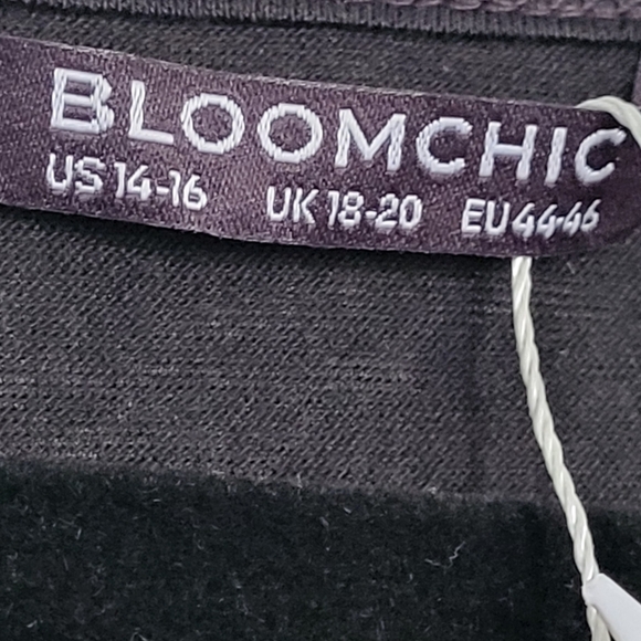 Bloomchic Babydoll Embroidered Shortsleeve V Neck Top - Picture 4 of 7